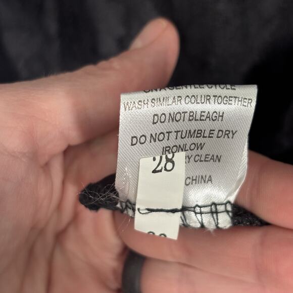 VTG 90s Ice Silk Dress 2XL Wrap Lace Sheer Flowy Skater Whimsigoth Feminine ** - Picture 14 of 14